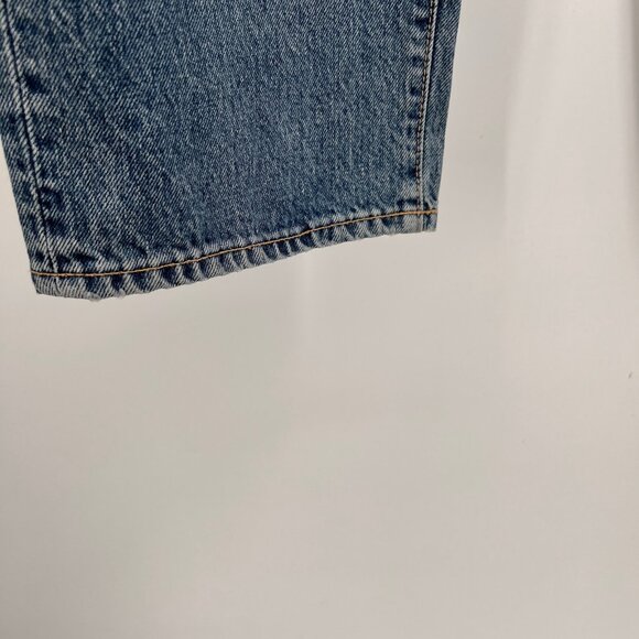 Slvrlake London Jeans Size 32 High Rise Straight Leg Cotton Denim USA Made - Picture 6 of 14